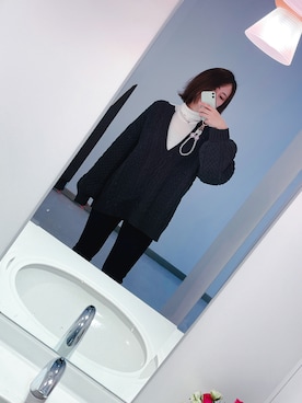 「PAGEBOY（ページボーイ）のアイテム」を使った、きなこ。さん（骨格ウェーブ・レディース・158cm）の冬コーディネート