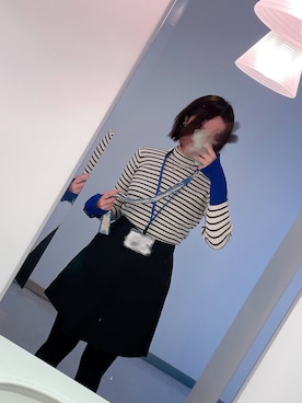 「EVOL（イーボル）のアイテム」を使った、きなこ。さん（骨格ウェーブ・レディース・158cm）の秋コーディネート