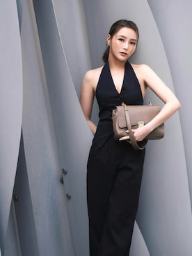「PULL&BEAR（プルアンドベア）のアイテム（パンツ）」を使った、claire.suetさん（レディース・158cm）の冬コーディネート