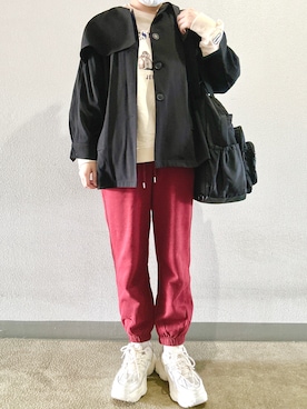 「ジュメロ」｜「アイテム（ジャケット/アウター）」を使った、ｎｎａさん（レディース・162cm）の秋コーディネート