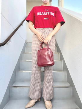 jumelle(ジュメロ)の「チェックパンツ(スラックス)」 - WEAR