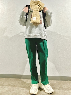 「onetome（ワントゥーミー）のアイテム」を使った、ｎｎａさん（レディース・162cm）の秋コーディネート