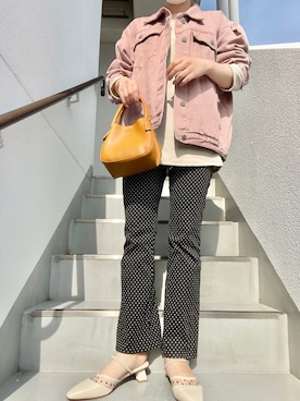 「ジュメロ」｜「アイテム（ジャケット/アウター）」を使った、ｎｎａさん（レディース・162cm）の春コーディネート