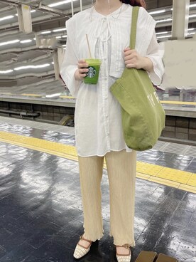 「スターバックス」｜ｎｎａさん（レディース・162cm）の秋コーディネート