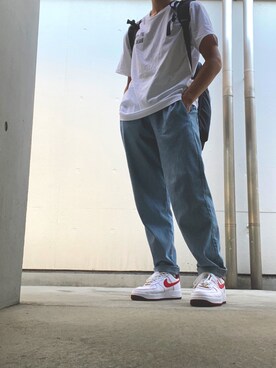 「AZUL by moussy（アズールバイマウジー）のアイテム」を使った、ーOscarーさん（メンズ・172cm）の夏コーディネート