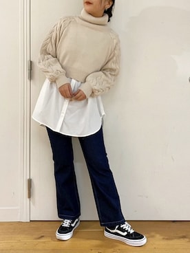 サ ヨ コさん(レディース・167cm)の冬コーディネート