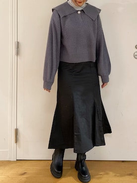 サ ヨ コさん（レディース・167cm）の冬コーディネート