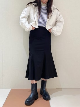 サ ヨ コさん（レディース・167cm）の冬コーディネート