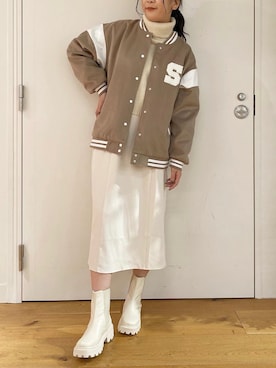 サ ヨ コさん（レディース・167cm）の冬コーディネート