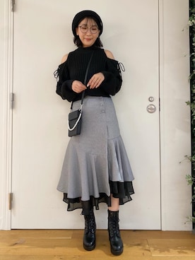 サ ヨ コさん（レディース・167cm）の冬コーディネート