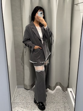 「アイテム（テーラードジャケット）」を使った、サ ヨ コさん（レディース・167cm・20代）の夏コーディネート