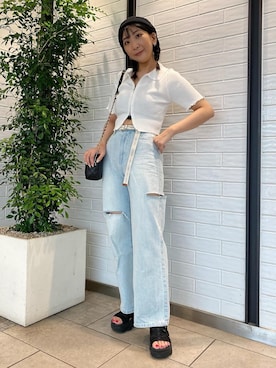 サ ヨ コさん(レディース・167cm)の夏コーディネート