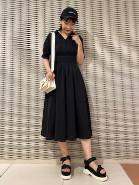 「スポサン」｜「アイテム（その他シューズ）」を使った、サ ヨ コさん（レディース・167cm）の春コーディネート