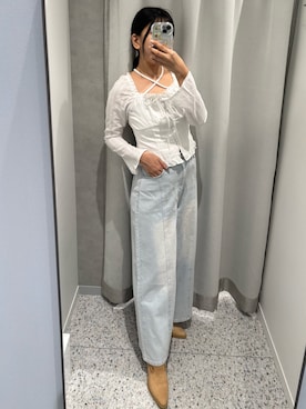 「アイテム（キャミソール）」を使った、サ ヨ コさん（レディース・167cm・30代）の秋コーディネート