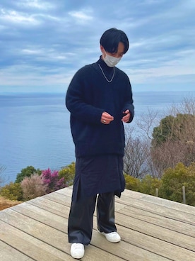 「O project（オープロジェクト）のアイテム」を使った、takumiiiiさん（メンズ・168cm）の冬コーディネート