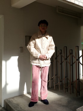 「BLOHM（ブローム）のアイテム（ローファー）」を使った、JION SUDO(GARDEN名古屋)さん（メンズ・175cm）の冬コーディネート