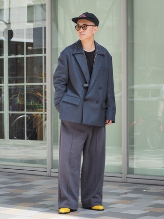 ジャケット・アウター yoke Wool Karsey Double Breasted 1635580759_320.jpg