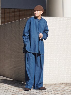 「CPH（シーピーエイチ）のアイテム（帽子）」を使った、JION SUDO(GARDEN名古屋)さん（メンズ・175cm）の冬コーディネート