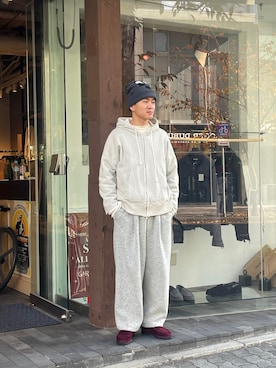 「HEALTH（ヘルス）のアイテム（パンツ）」を使った、JION SUDO(GARDEN名古屋)さん（メンズ・175cm）の冬コーディネート