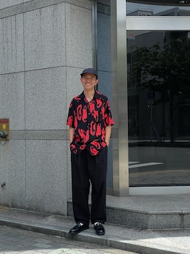 「HEALTH（ヘルス）のアイテム（パンツ）」を使った、JION SUDO(GARDEN名古屋)さん（メンズ・175cm）の夏コーディネート