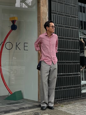 「Omar Afridi（オマールアフリディ）のアイテム」を使った、JION SUDO(GARDEN名古屋)さん（メンズ・175cm）の秋コーディネート