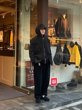 「HEALTH（ヘルス）のアイテム（パンツ）」を使った、JION SUDO(GARDEN名古屋)さん（メンズ・175cm）の冬コーディネート