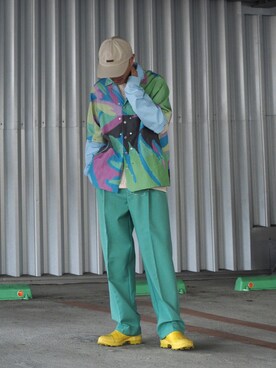 「AFFIX（表示禁止）（アフィックス）のアイテム」を使った、JION SUDO(GARDEN名古屋)さん（メンズ・175cm）の夏コーディネート