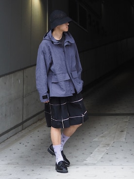 「SHINYAKOZUKA（シンヤコヅカ）のアイテム（帽子）」を使った、JION SUDO(GARDEN名古屋)さん（メンズ・175cm）の春コーディネート