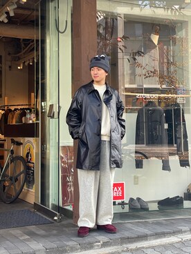 「HEALTH（ヘルス）のアイテム（パンツ）」を使った、JION SUDO(GARDEN名古屋)さん（メンズ・175cm）の冬コーディネート