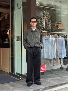 「KIKO KOSTADINOV（キコ コスタディノフ）のアイテム（パンツ）」を使った、JION SUDO(GARDEN名古屋)さん（メンズ・175cm）の春コーディネート
