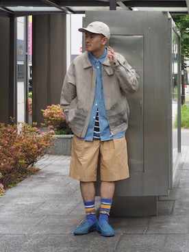 「AFFIX（表示禁止）（アフィックス）のアイテム」を使った、JION SUDO(GARDEN名古屋)さん（メンズ・175cm）の夏コーディネート