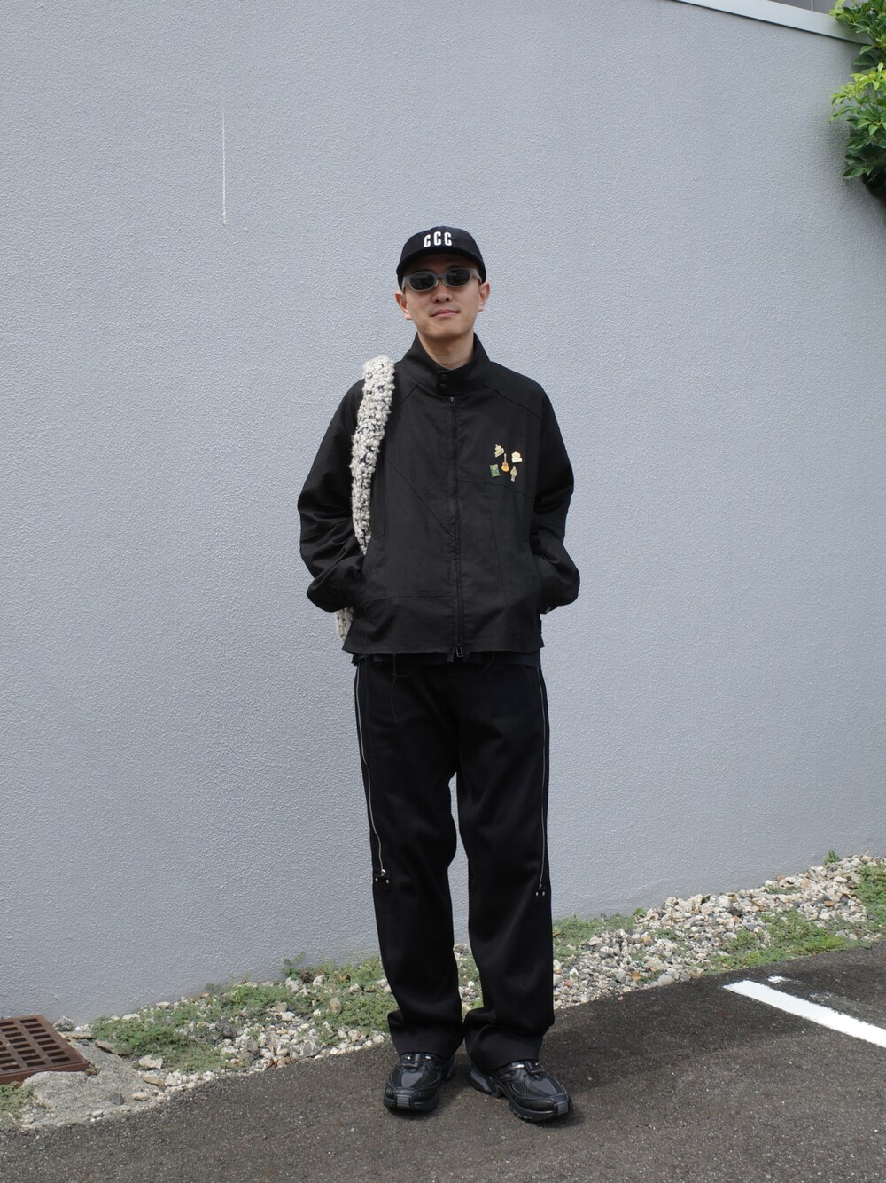 「ancellm」｜「ANCELLMのアイテム（ジャケット/アウター、ブラック系）」を使った、JION SUDO(GARDEN名古屋)さん（メンズ・175cm）の秋コーディネートの1枚目の写真