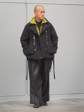 「LEH（レー）のアイテム（ジャケット/アウター）」を使った、JION SUDO(GARDEN名古屋)さん（メンズ・175cm）の秋コーディネート