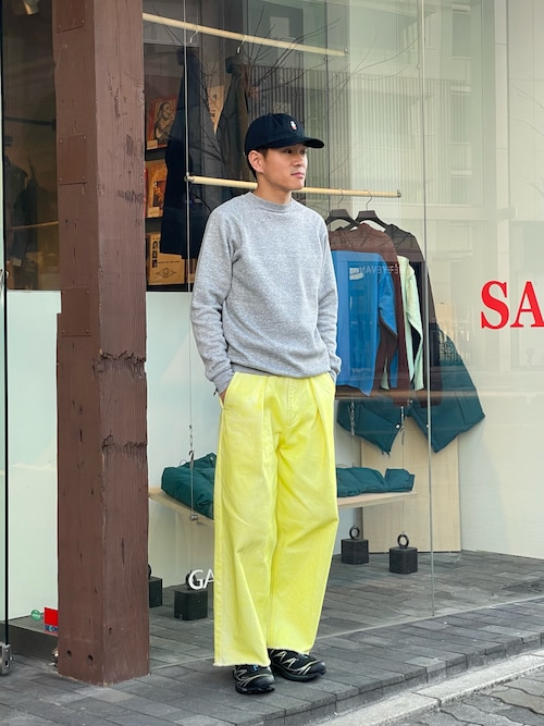 saby（サバイ）の「saby/サバイ/TUCK BAGGY -11.5oz Bingo Denim