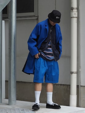 「SHINYAKOZUKA（シンヤコヅカ）のアイテム（ジャケット/アウター）」を使った、JION SUDO(GARDEN名古屋)さん（メンズ・175cm）の春コーディネート