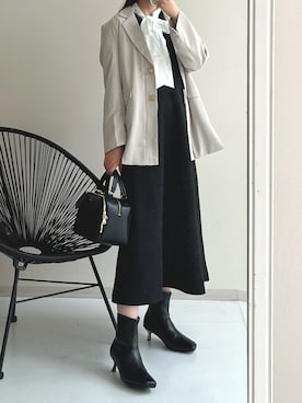 「アイテム（ワンピース）」を使った、Ｎoさん（レディース・164cm・20代）の秋コーディネート