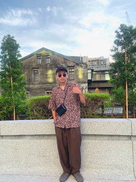 「Yeezy（イージー）のアイテム（その他シューズ）」を使った、安安您好さん（メンズ・170cm）の夏コーディネート