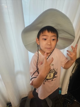 「ZARA KIDSのアイテム」を使った、とよさん（メンズ・120cm）の夏コーディネート