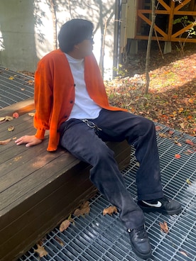 「アイテム（キーケース/キーアクセサリー、シルバー系）」を使った、fuutaさん（メンズ・178cm）の秋コーディネート