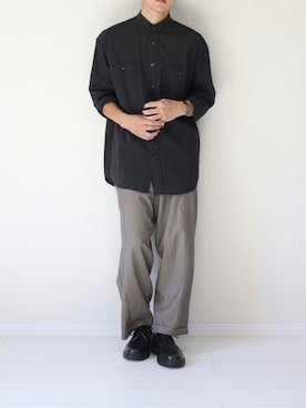 「CASPER JOHN」｜「アイテム（アナログ腕時計）」を使った、soar  -ソア-さん（メンズ・170cm）の秋コーディネート