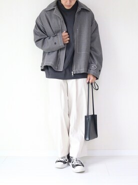 「shiki tokyo（シキトウキョウ）のアイテム（ブルゾン）」を使った、soar  -ソア-さん（メンズ・170cm）の秋コーディネート
