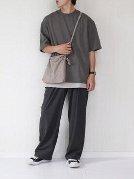 「アイテム（タンクトップ、グレー系）」を使った、soar  -ソア-さん（メンズ・170cm）の夏コーディネート