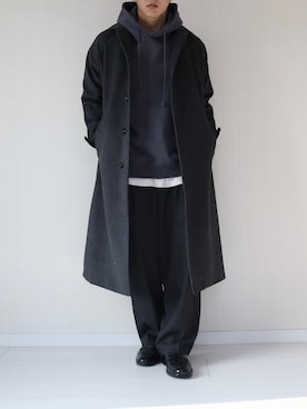 「nowm（ノウム）のアイテム（ジャケット/アウター）」を使った、soar  -ソア-さん（メンズ・170cm）の冬コーディネート