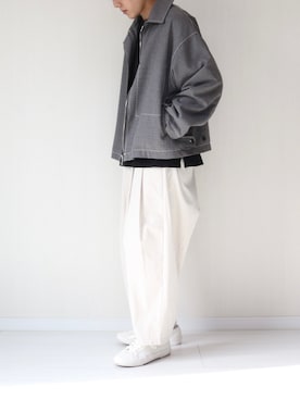 「shiki tokyo（シキトウキョウ）のアイテム（ブルゾン）」を使った、soar  -ソア-さん（メンズ・170cm）の秋コーディネート