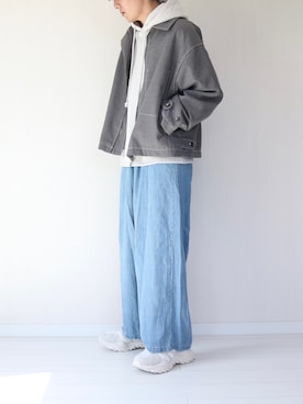 「shiki tokyo（シキトウキョウ）のアイテム（ブルゾン）」を使った、soar  -ソア-さん（メンズ・170cm）の秋コーディネート
