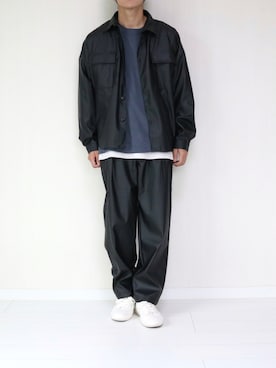 「MinoriTY（マイノリティ）のアイテム（セットアップ）」を使った、soar  -ソア-さん（メンズ・170cm）の秋コーディネート