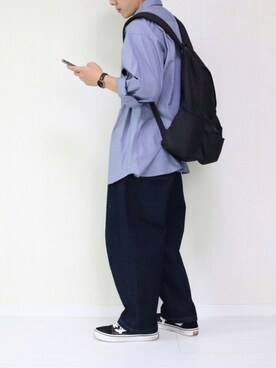 無印良品 ムジルシリョウヒン のバックパック リュックを使った人気ファッションコーディネート Wear