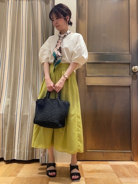 「Te chichi（テチチ）のアイテム（財布/小物）」を使った、tsuさん（レディース・156cm）の春コーディネート