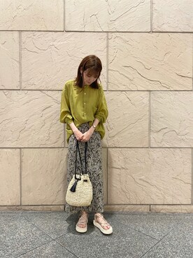 tsuさん（レディース・156cm）の夏コーディネート