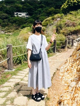 「plain-me（プレインミー）のアイテム（レッグウェア）」を使った、moldさん（レディース・162cm）の秋コーディネート